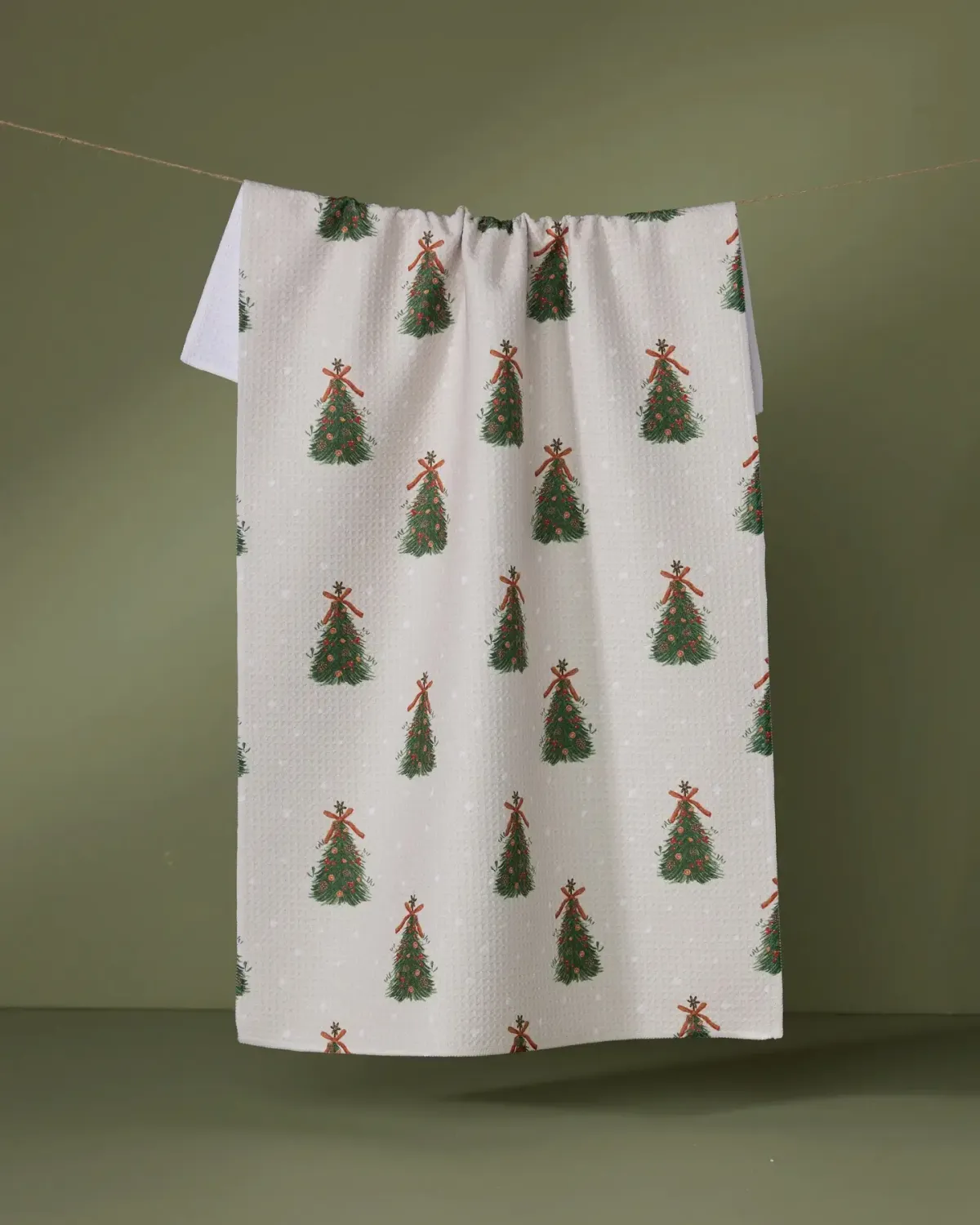 Arbolitos Geometry Tea Towel