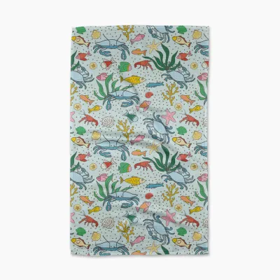 Beneath the Waves Tea Towel