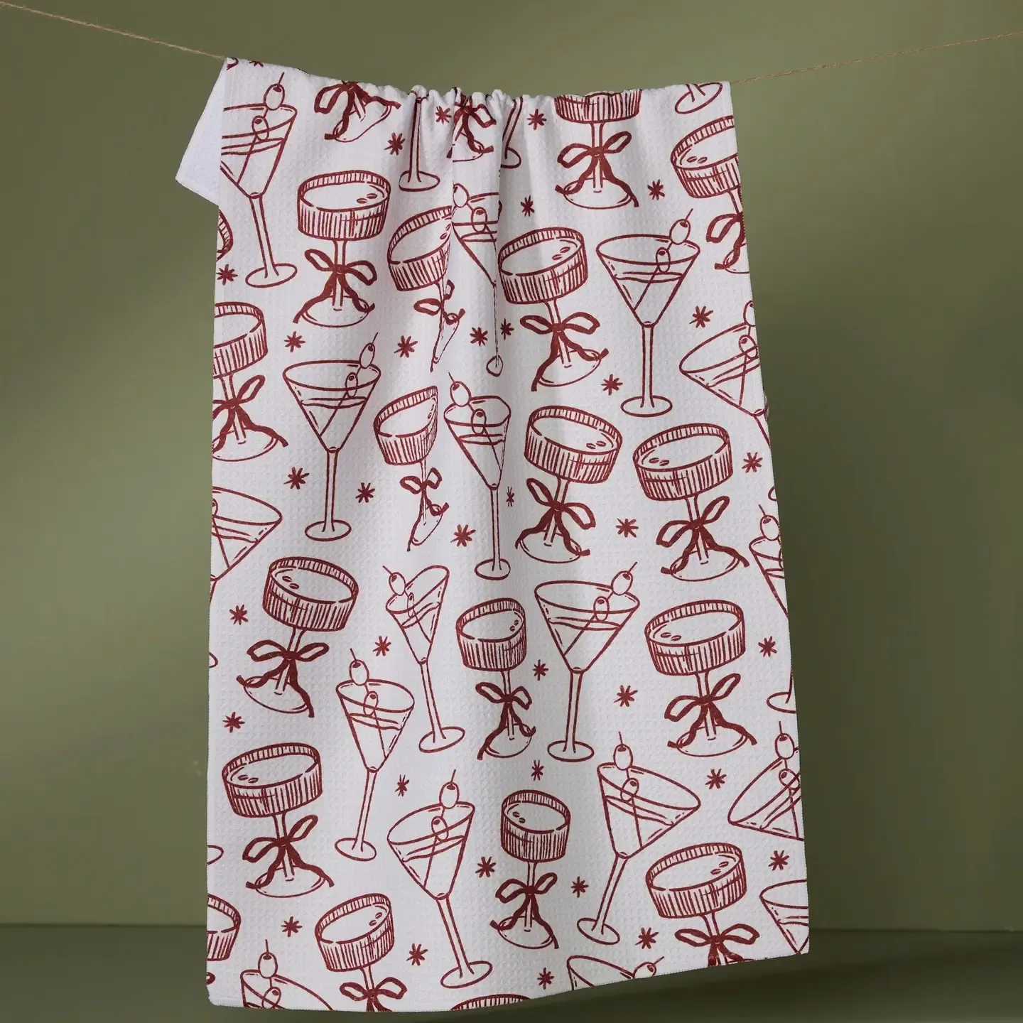 Soiree Geometry Tea Towel