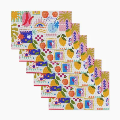 Italian Picnic Geometry Not Paper Towel