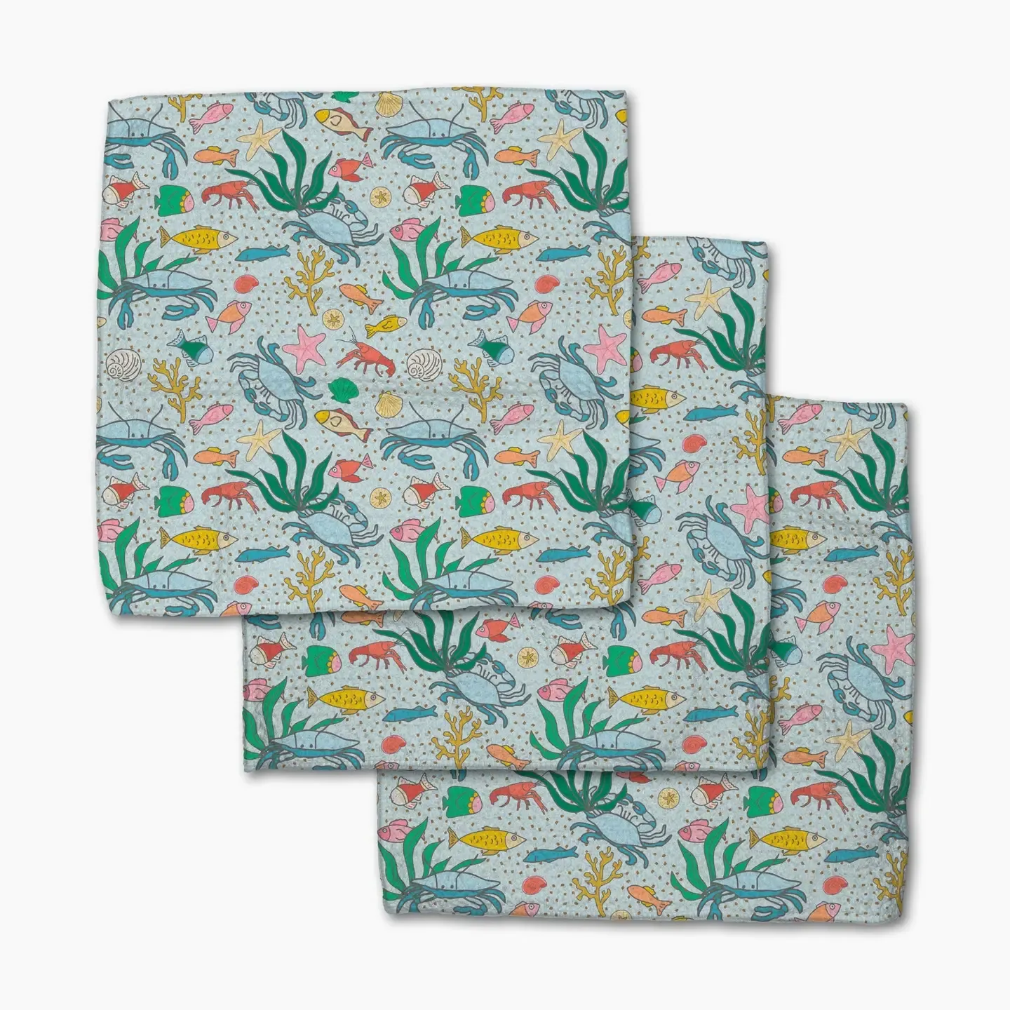 Beneath the Waves Dishcloth Set