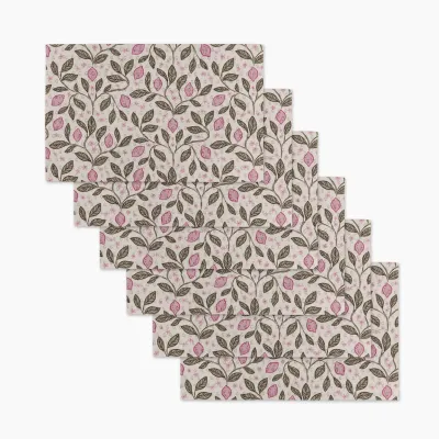 Pink Summer Lemons Geometry Not Paper Towel