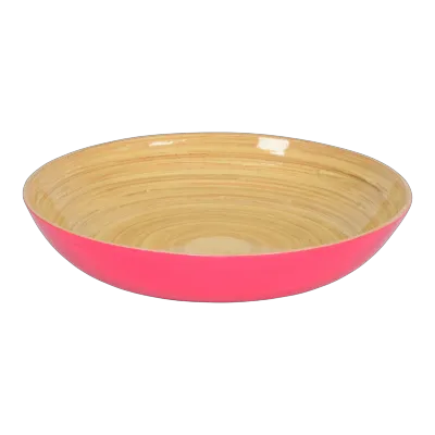 Bamboo Fruit Bowl - Fuchsia