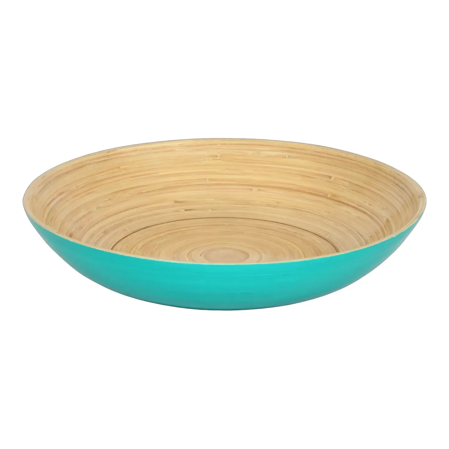 Bamboo Fruit Bowl - Turquoise