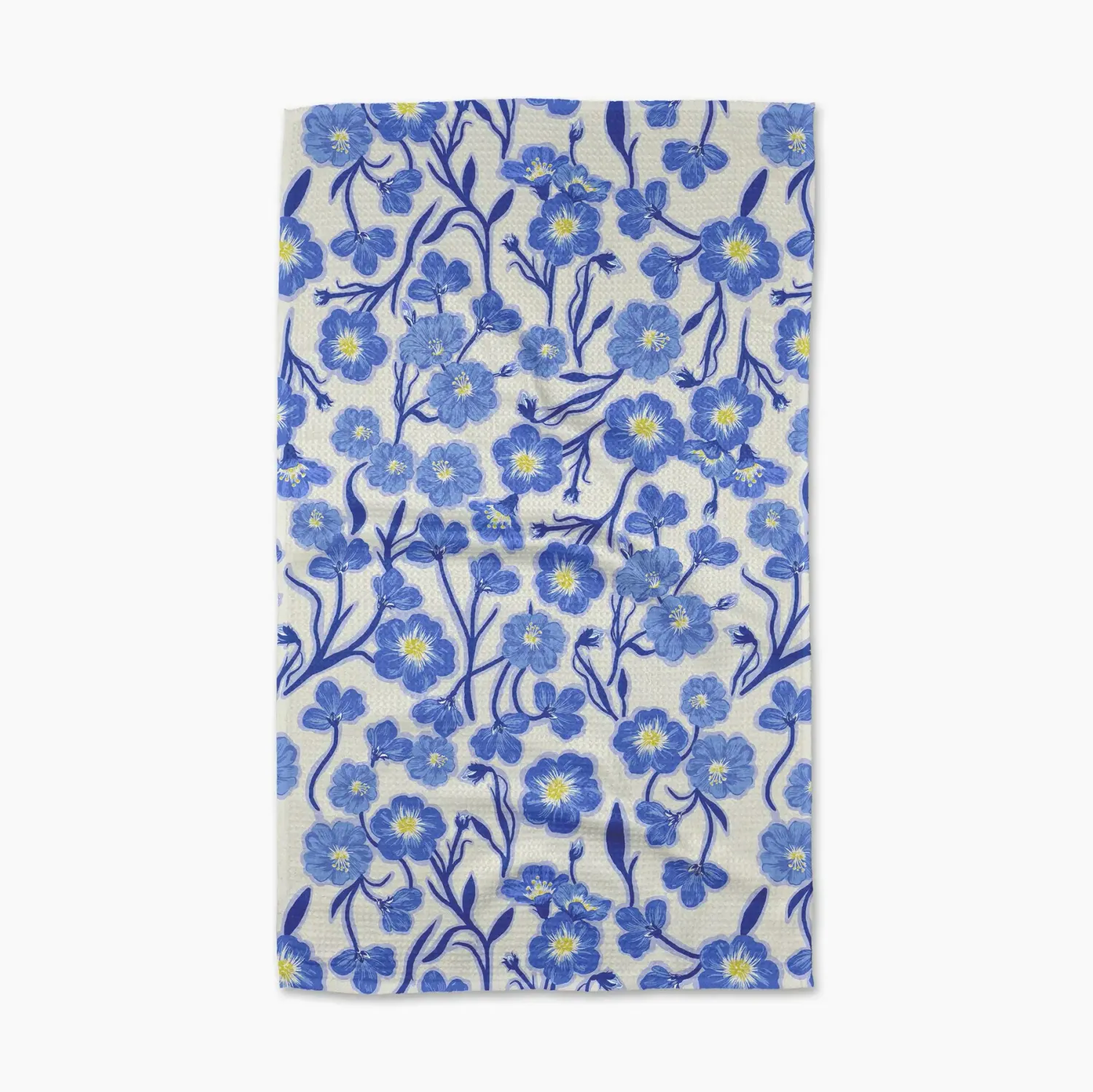 Primavera Blooms Geometry Tea Towel