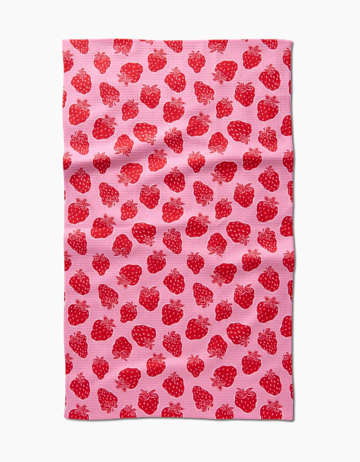 Strawberry Fields Geometry Tea Towel