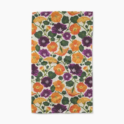 Nasturtium Tea Towel