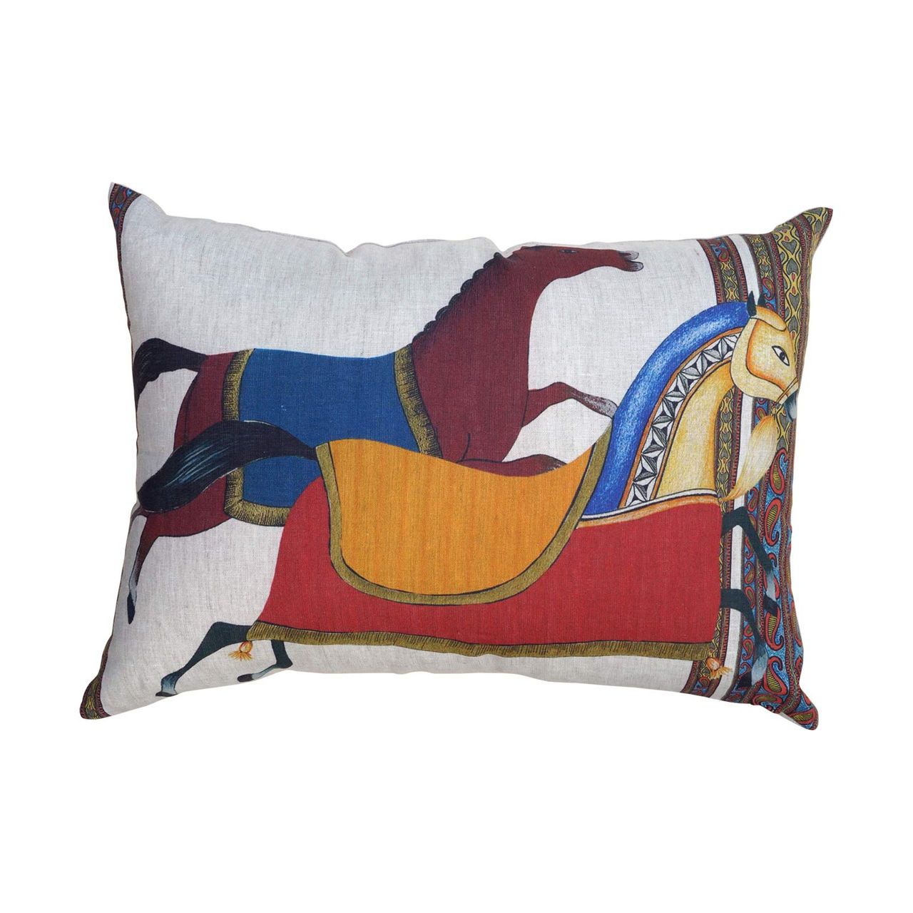 Sultana Lino Square Pillow 55 x 55 cm - Naturale