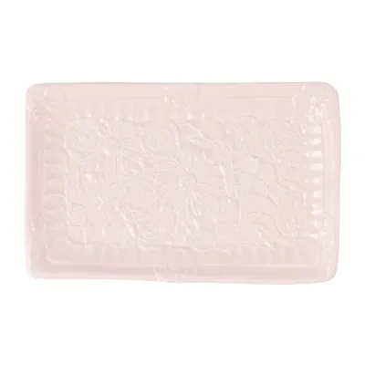 Pietra Fiori Pink Rectangular Platter