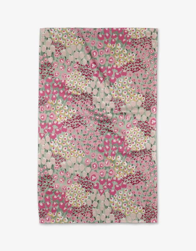 Bloomed For Spring Geometry Tea Towel