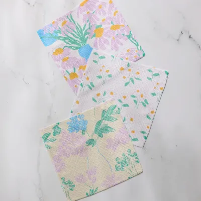 Florals For Mom Geometry Dishcloth Set