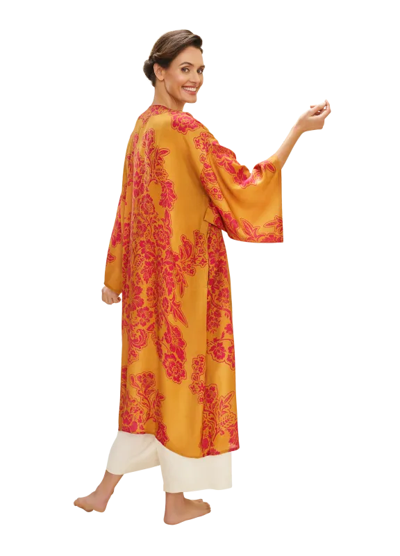 Mustard Tapestry Kimono