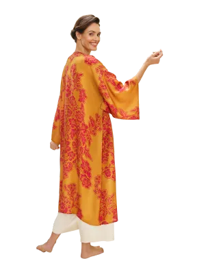 Mustard Tapestry Kimono