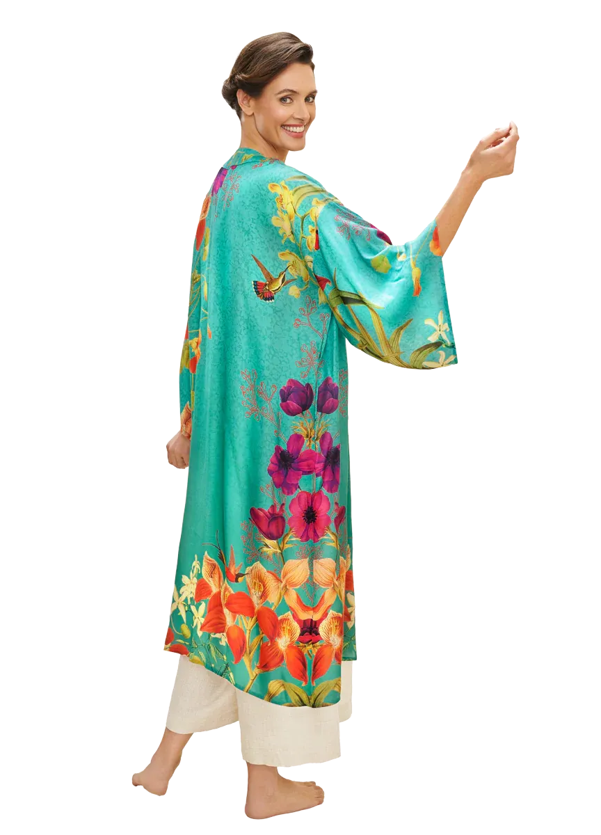 Hummingbird Printed Kimono