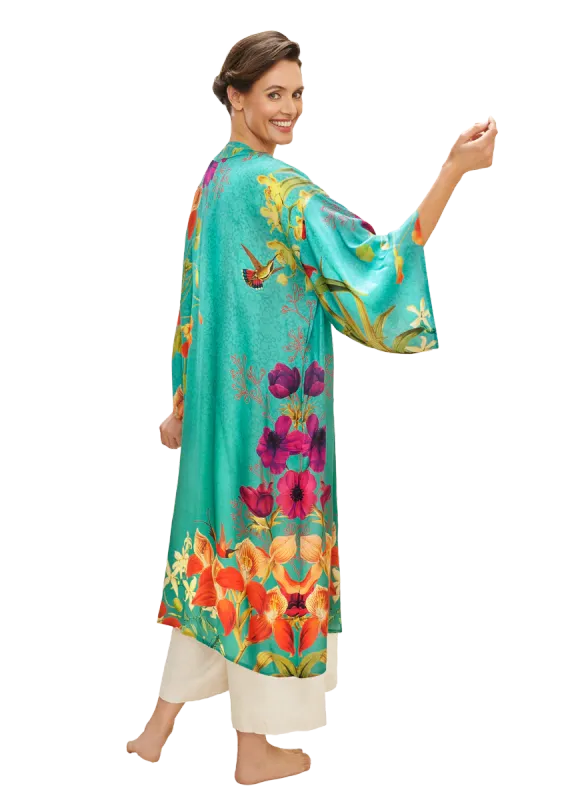 Hummingbird Printed Kimono