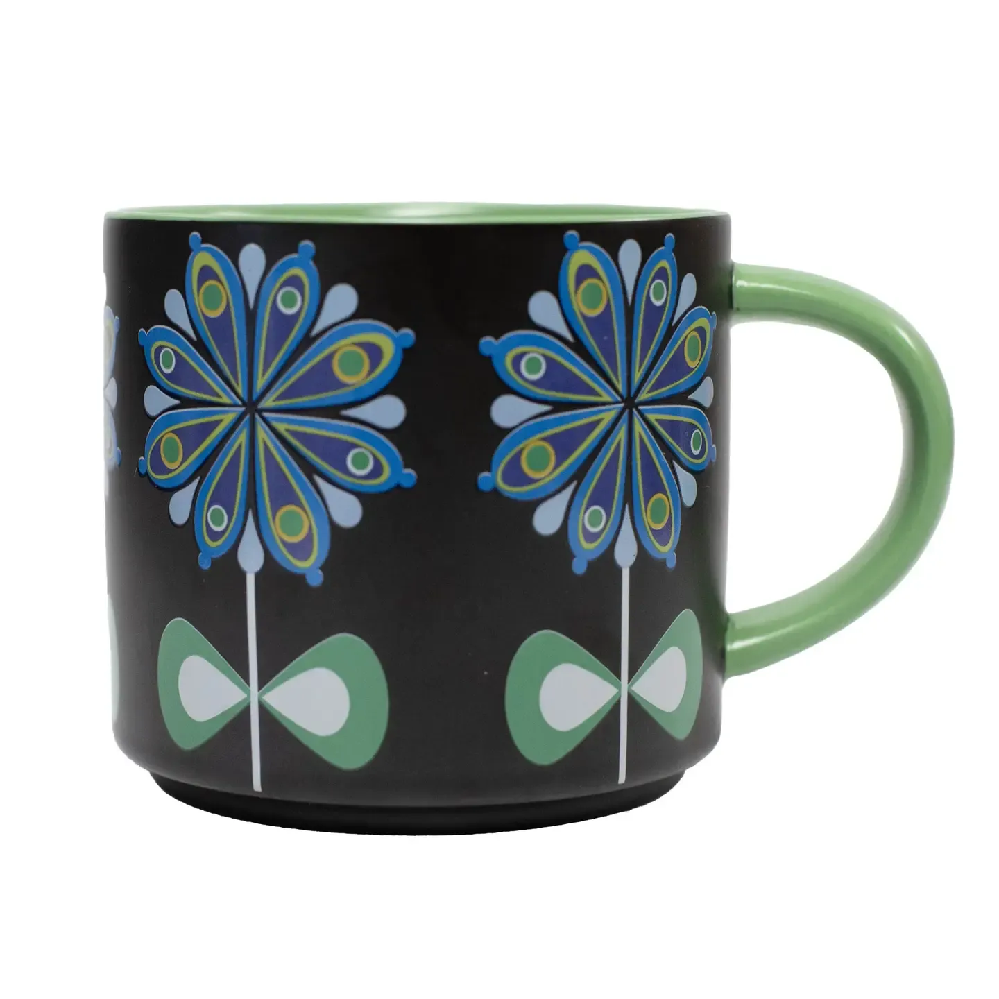 Blue Flower Stackable Mug