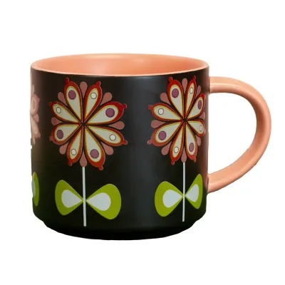 Pink Flower Stackable Mug