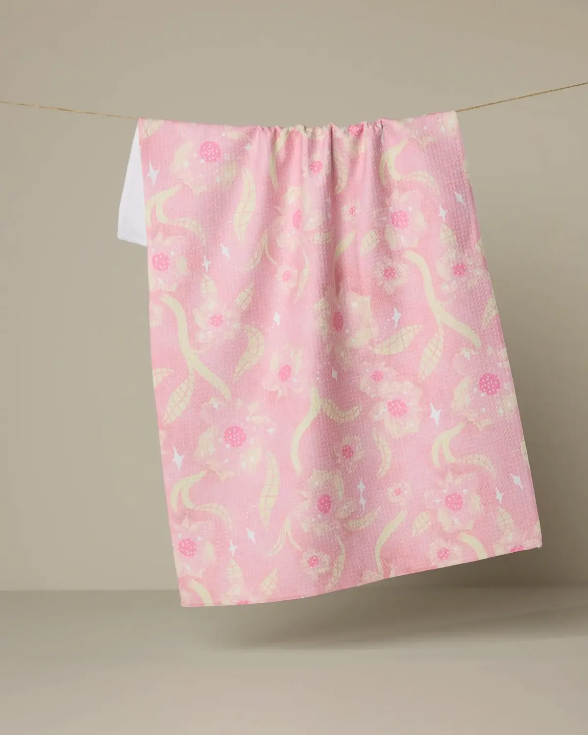 Fairy Dust Geometry Tea Towel