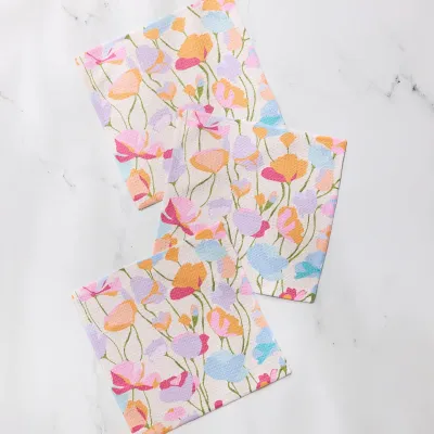 Sunlit Garden Geometry Dishcloth Set