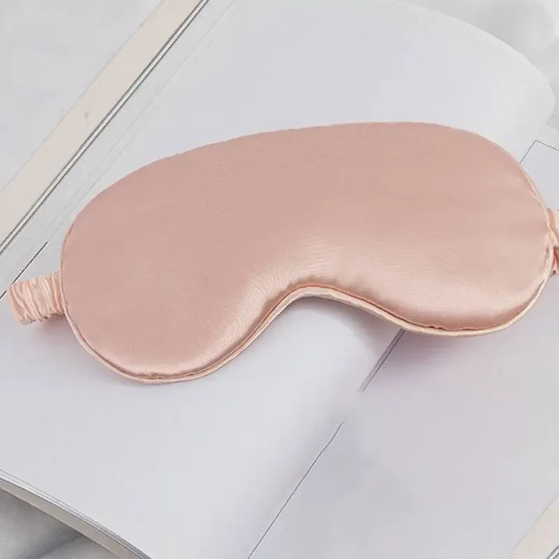 Minimalist Elastic Band Silk Sleep Mask - Pink