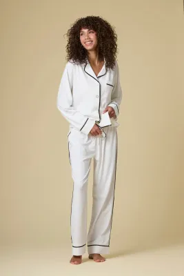 Luxe Stretch Cotton Pajama Set