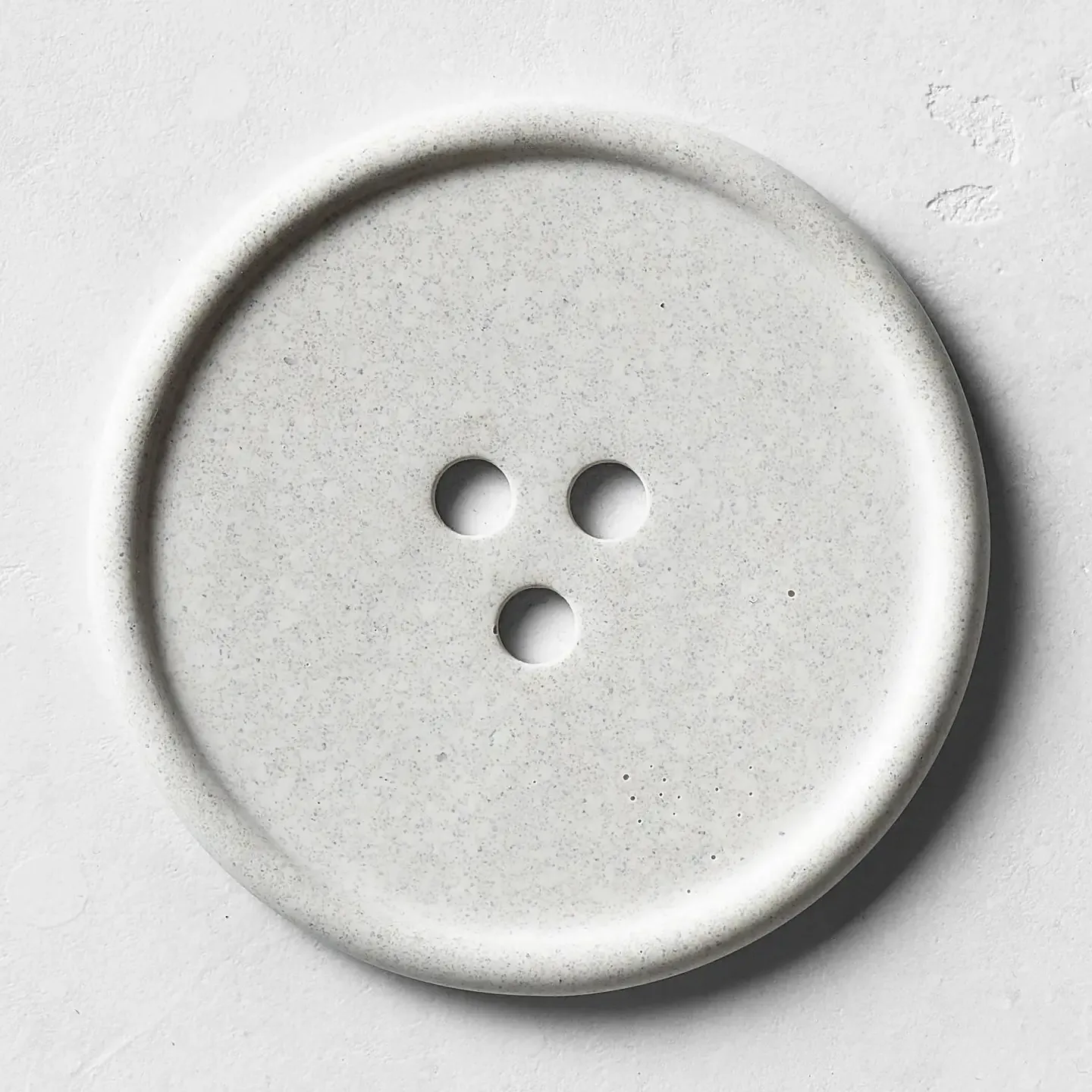 Grey Bouton Soap Dish