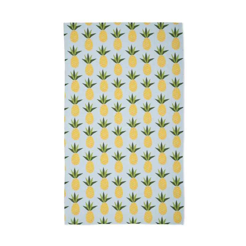 Sweet Pineapple Geometry Tea Towel