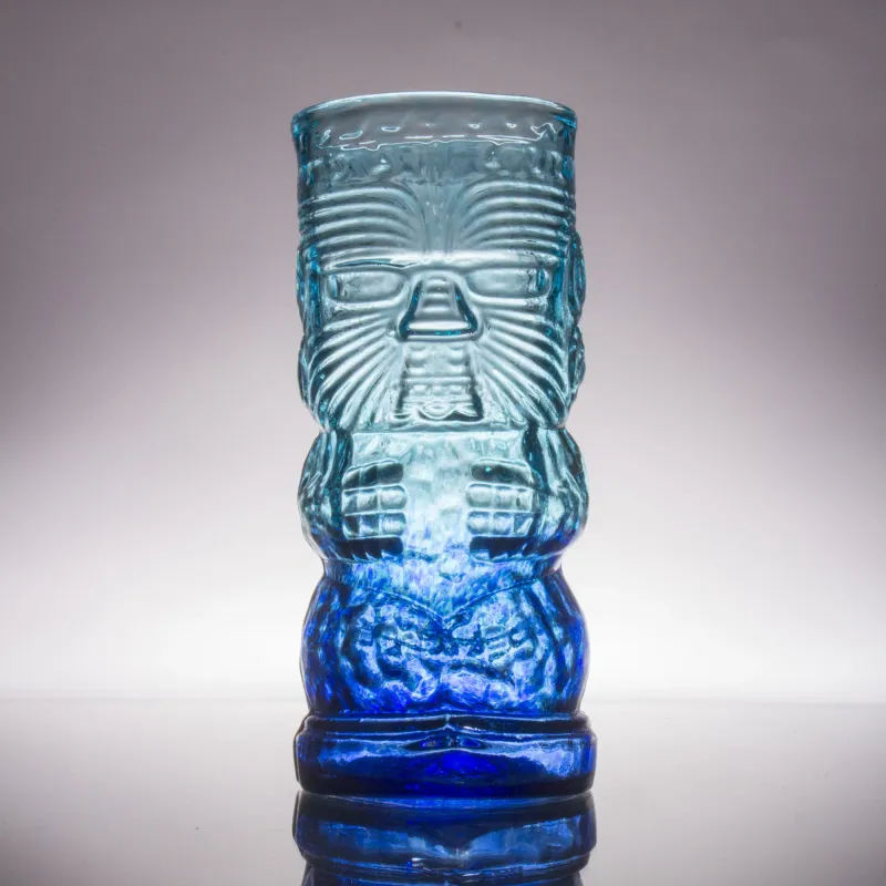 Warrior Glass Tiki Mug