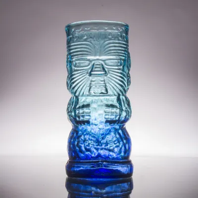 Warrior Glass Tiki Mug