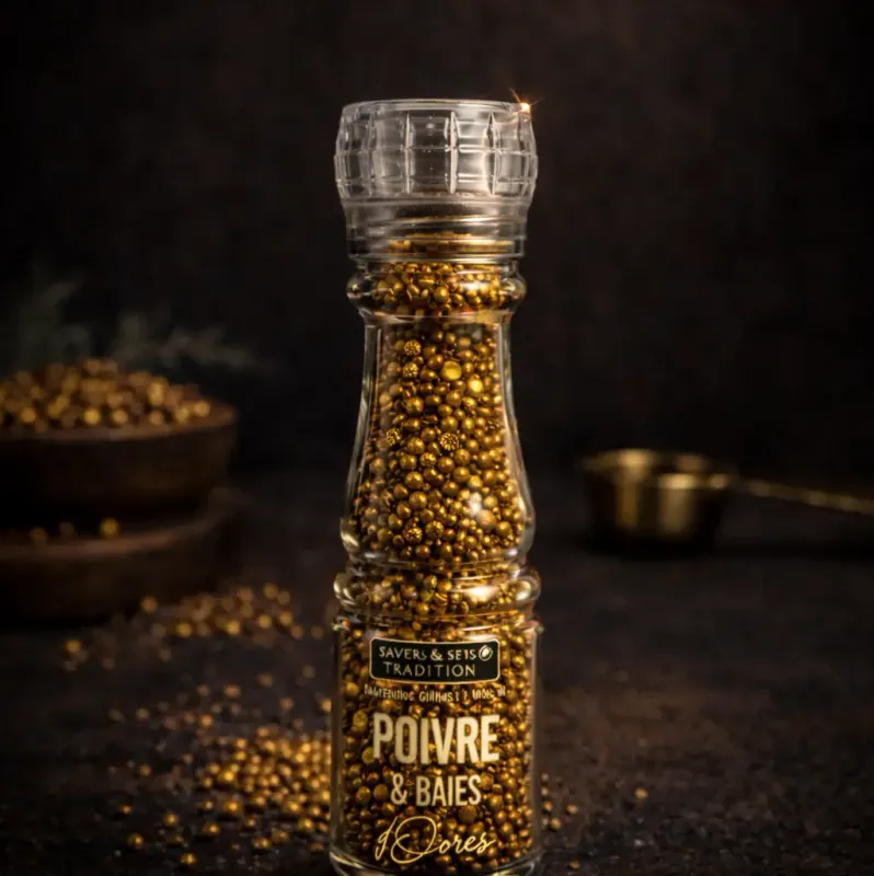 Premium Gold Peppercorns &amp; Baies Ble