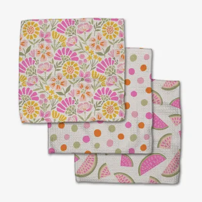 Neo Ray Geometry Dishcloth Set