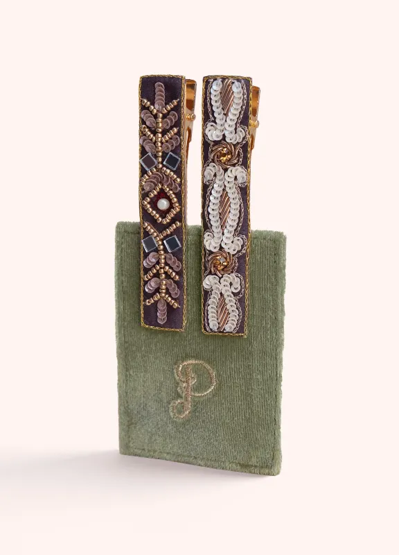 Tree &amp; Swirls Hair Bars