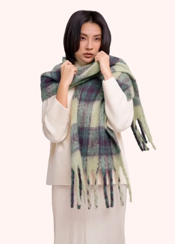 Flora Scarf - Damson