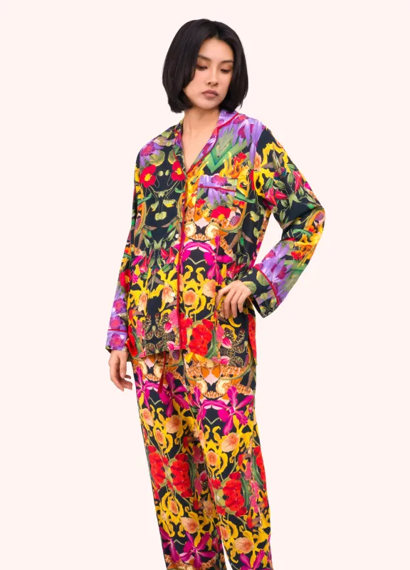 Botanical Kaleidoscope Long Pyjamas