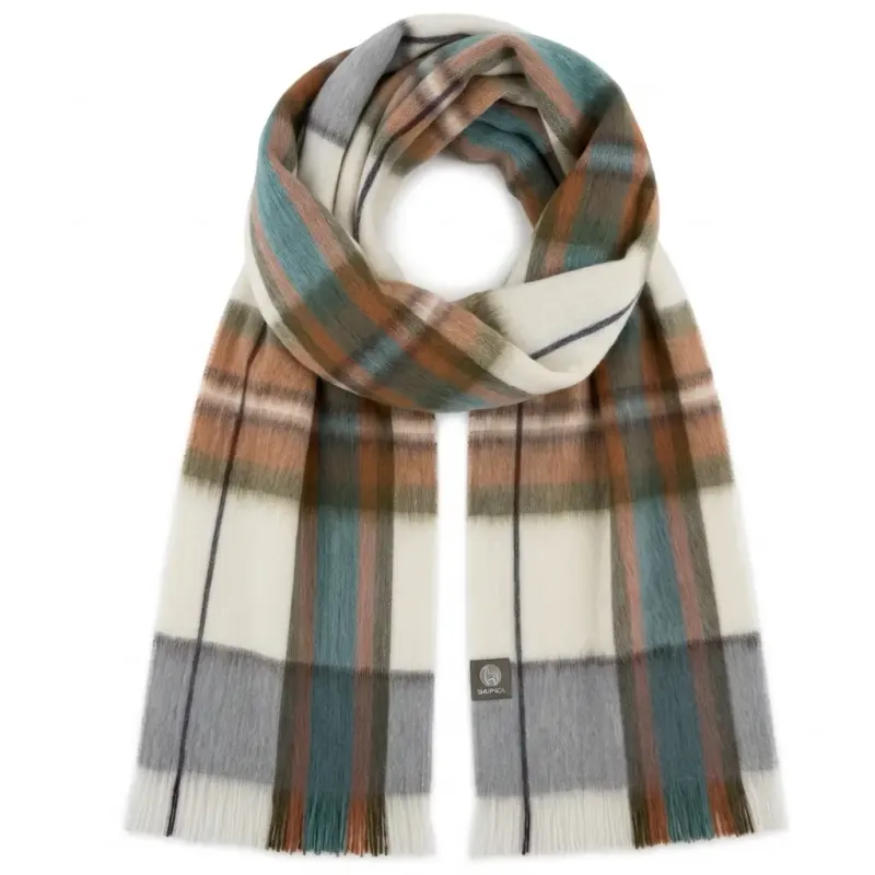 Alpaca Tartan Scarf  - Aspen