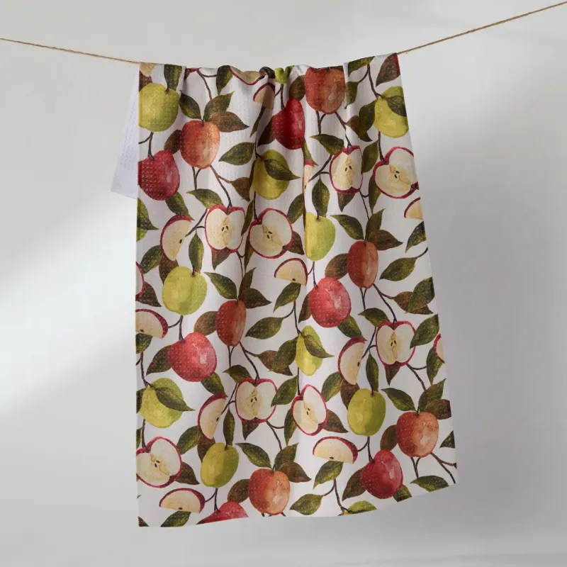 Honeycrisp Geometry Tea Towel
