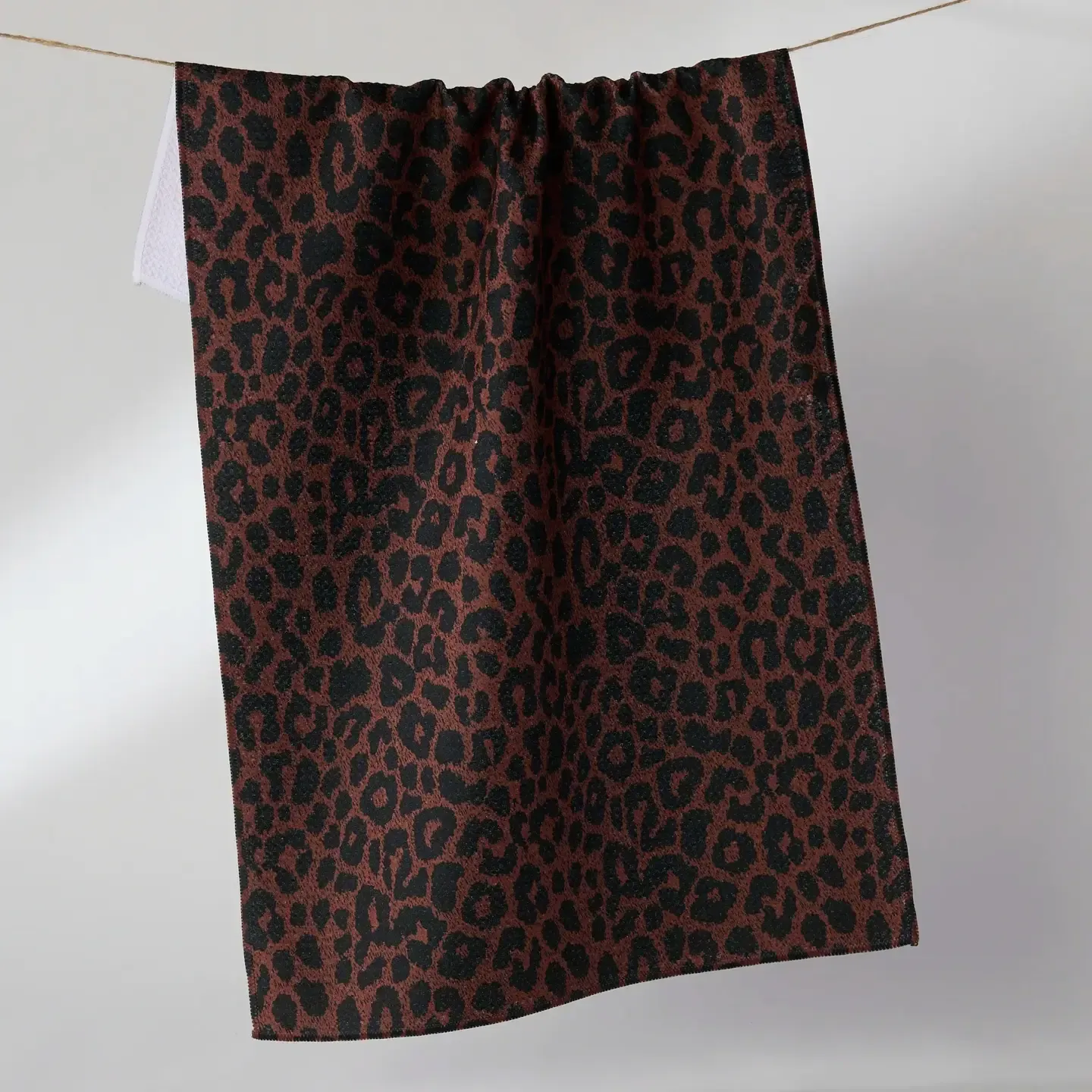 Midnight Safari Geometry Tea Towel