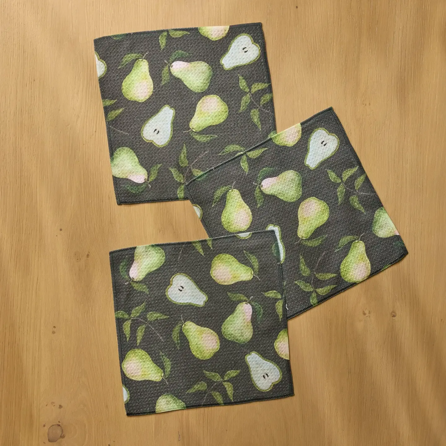 Pearwood Geometry Dishcloth Set
