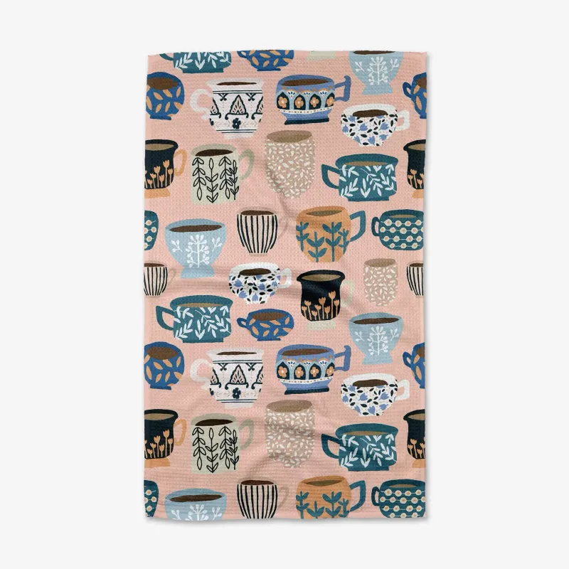 Les Tasses Geometry Tea Towel