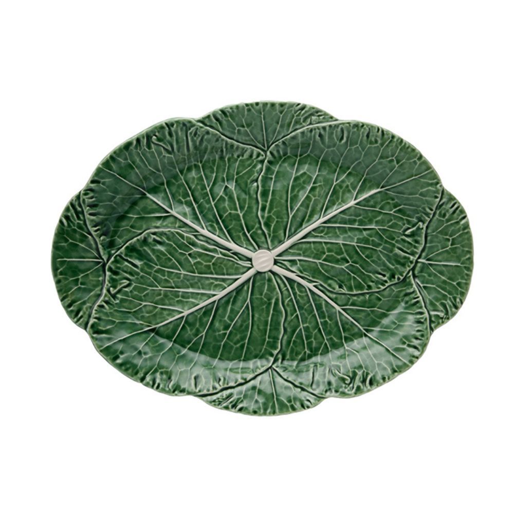 Green Cabbage Oval Platter