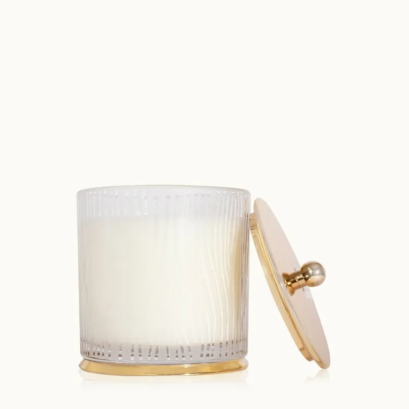Frasier Fir Large Frosted Woodgrain Candle