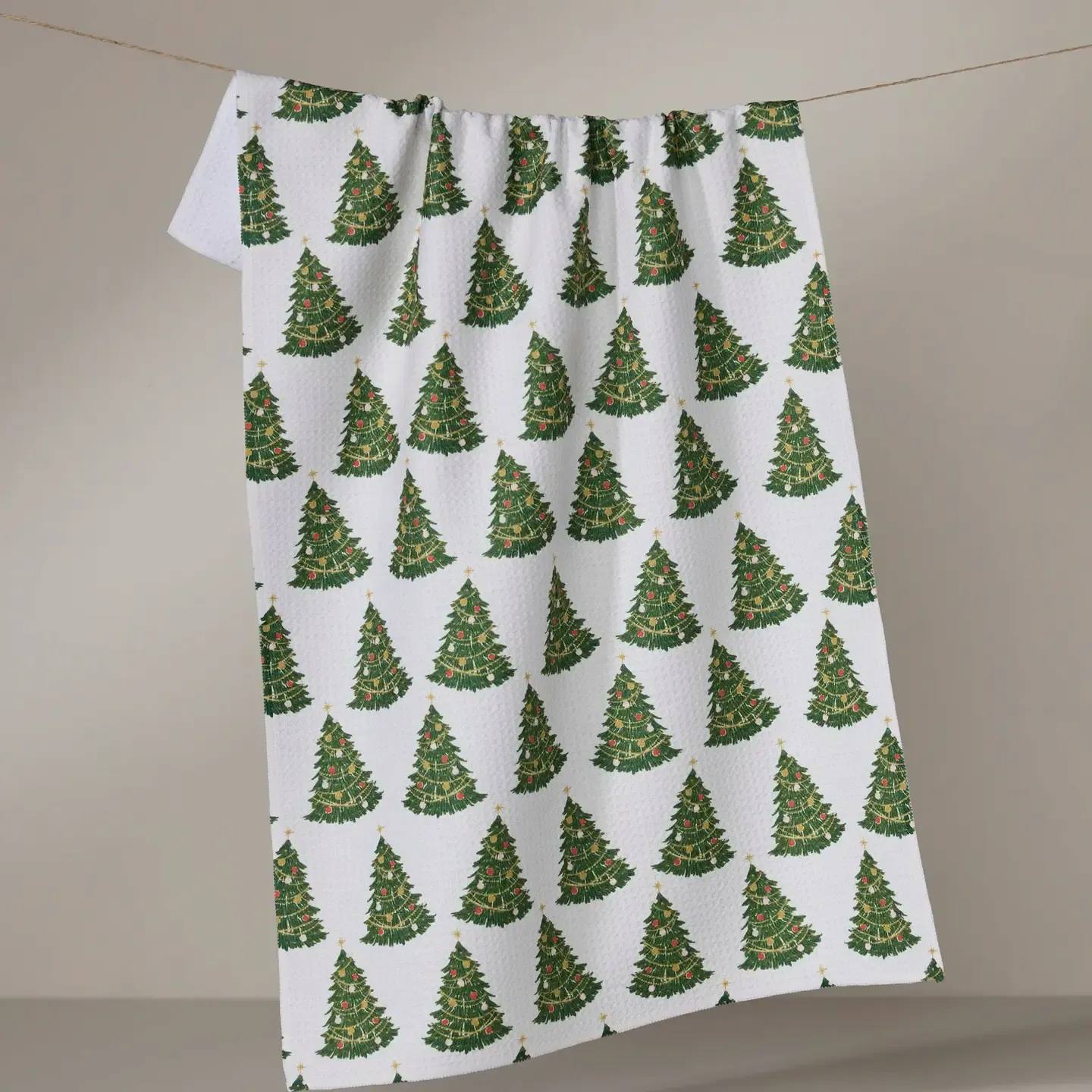 Decked Out Geometry Tea Towel