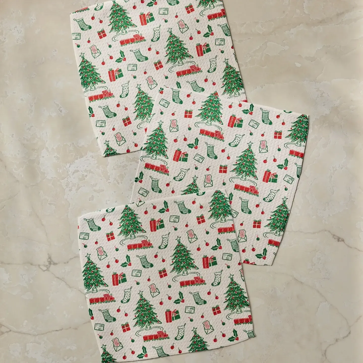 Holiday Jubilee Geometry Dishcloth Set