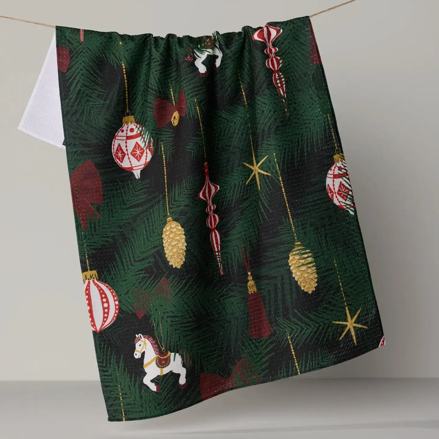 Keepsake Geometry Tea Towel
