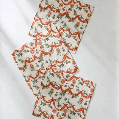 Naranjas Geometry Dishcloth Set