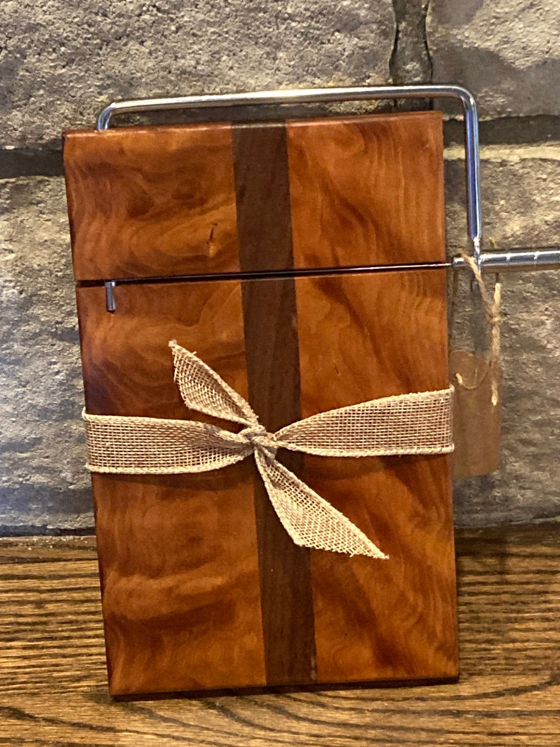 Cheese Cutter: Hickory with Walnut Stripe