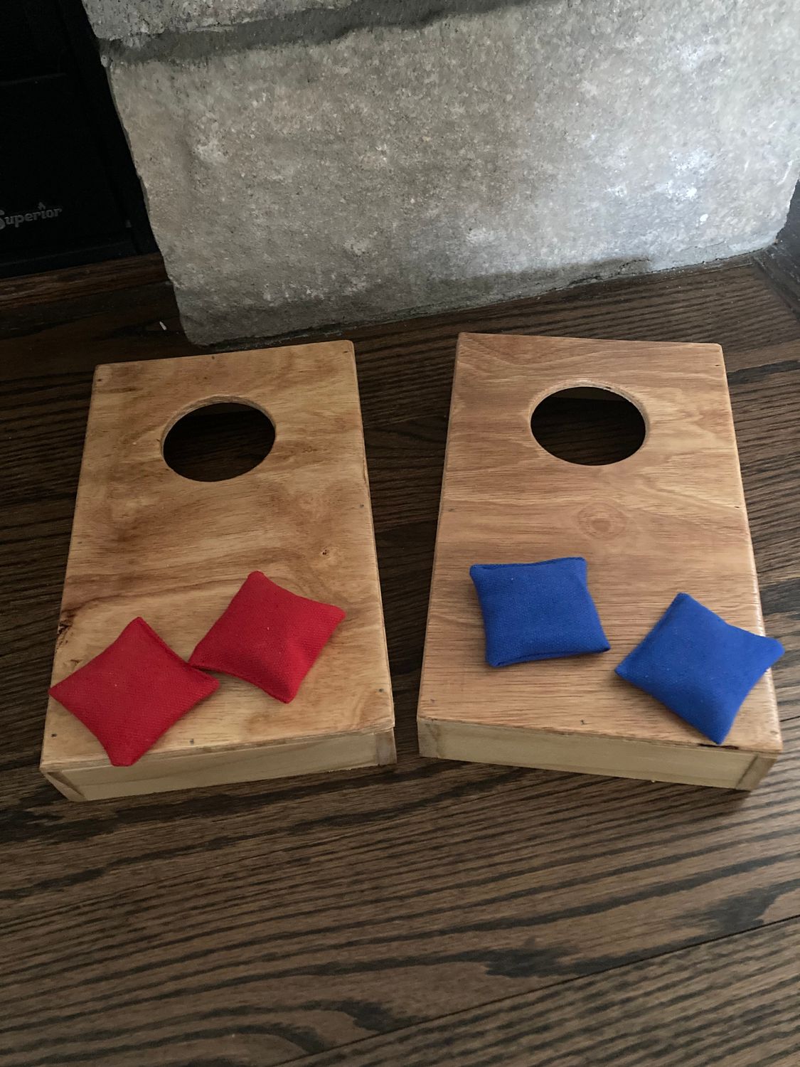Mini Table Top Cornhole boards