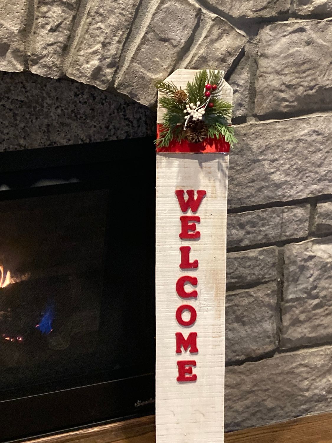 Holiday Welcome Porch Board
