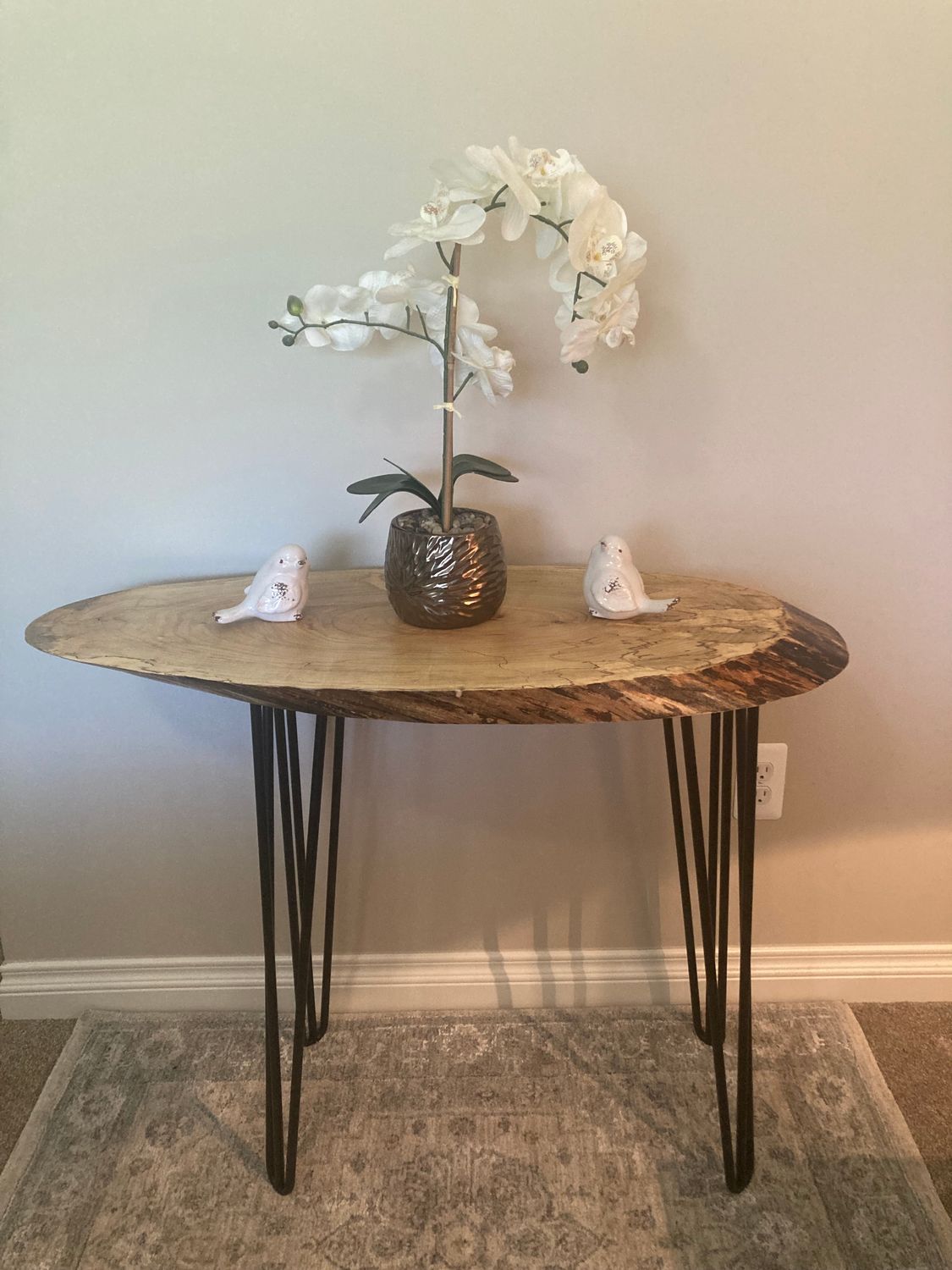 Custom Live Edge Hardwood Table
