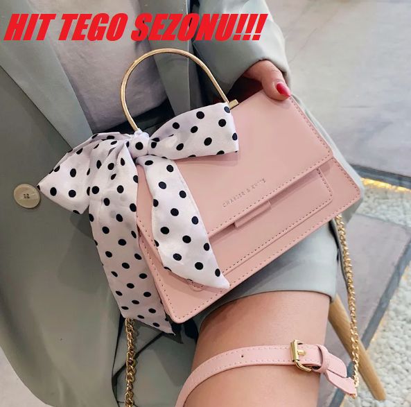 Torebka DotBelle – Kokarda, Złoto i Styl!